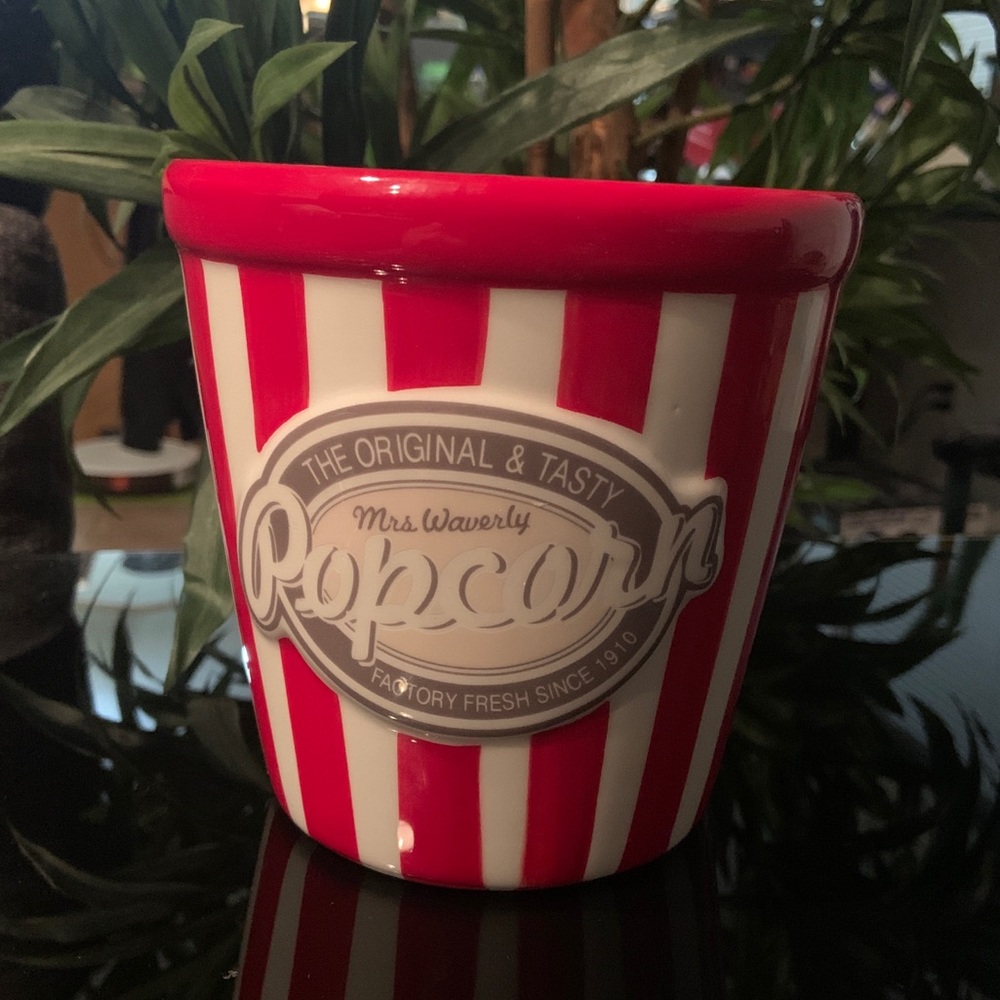 ceramic popcorn bowl